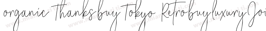 City Streetwear字体转换